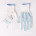 13 Gauge Nylon Knit Gloves PVC Dotted Gloves General Purpose Working Gloves